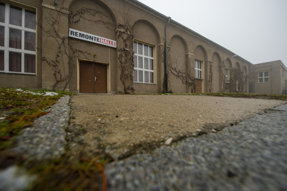 Hier sollte die CDU-Versammlung stattfinden: die Remontehalle in Großenhain.