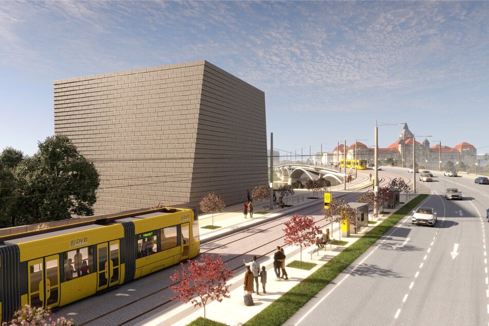 Die vier geplanten Autospuren im Siegerentwurf von FHECOR/TSSB sorgten im Stadtrat für eine Menge Diskussionen.