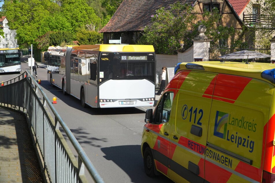 Gegen diesen Linienbus war die 85-Jährige gefallen.