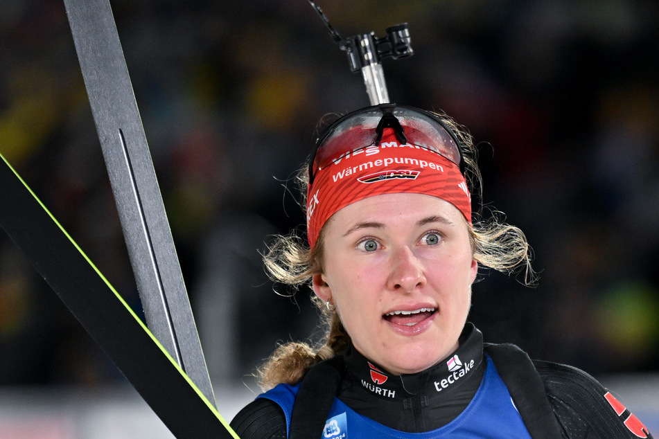 Neben Einzel-Silber holte die Biathletin mit der deutschen Staffel bei der WM auch Bronze.