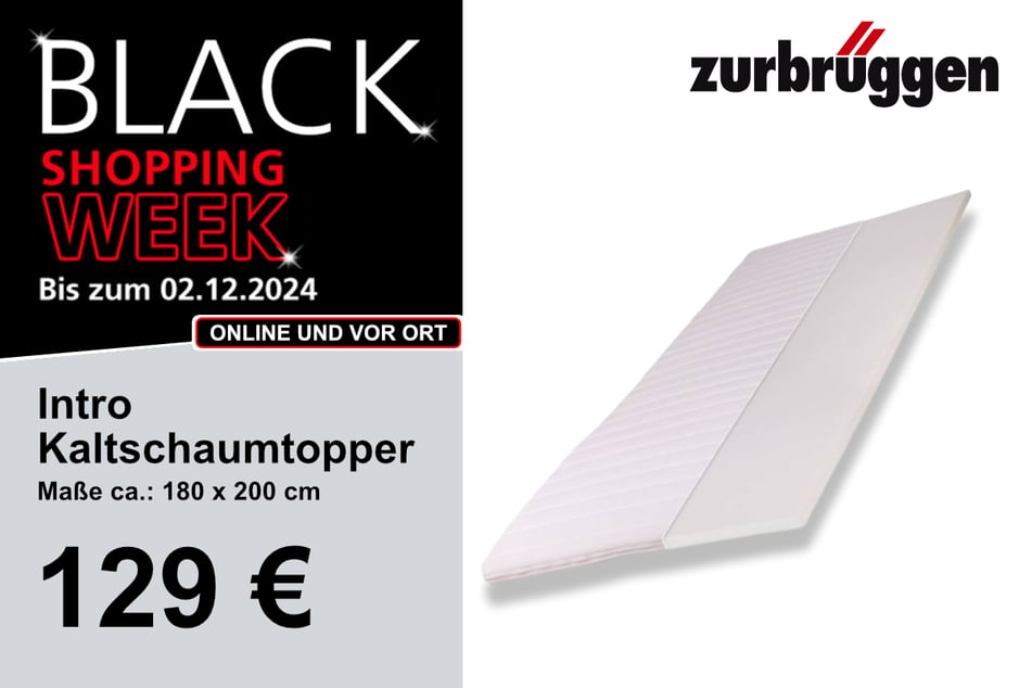 Der Intro Kaltschaumtopper
für 129 Euro