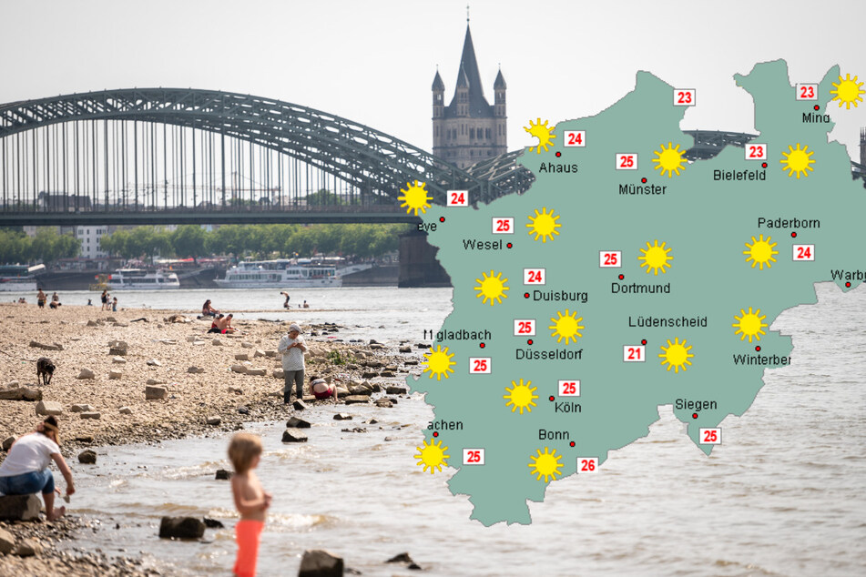 Sonne satt am Wochenende in NRW, doch schon ab Montag droht die kalte Dusche