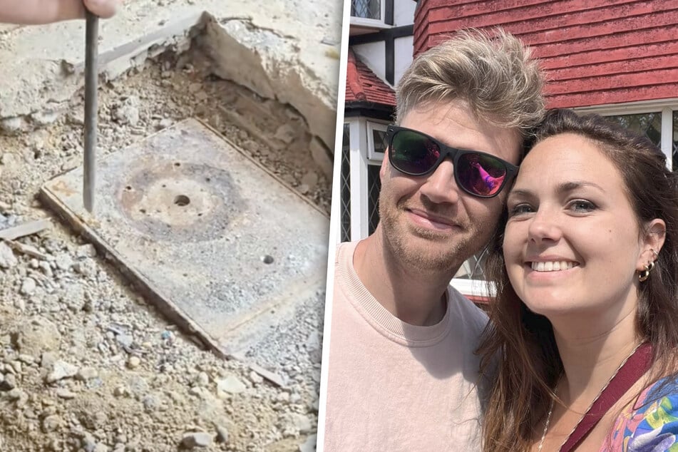 Des artisans ont découvert un vieux coffre-fort dans la maison de Josh Brooks et de son épouse Emily. Le contenu a surpris le couple originaire d'Angleterre.