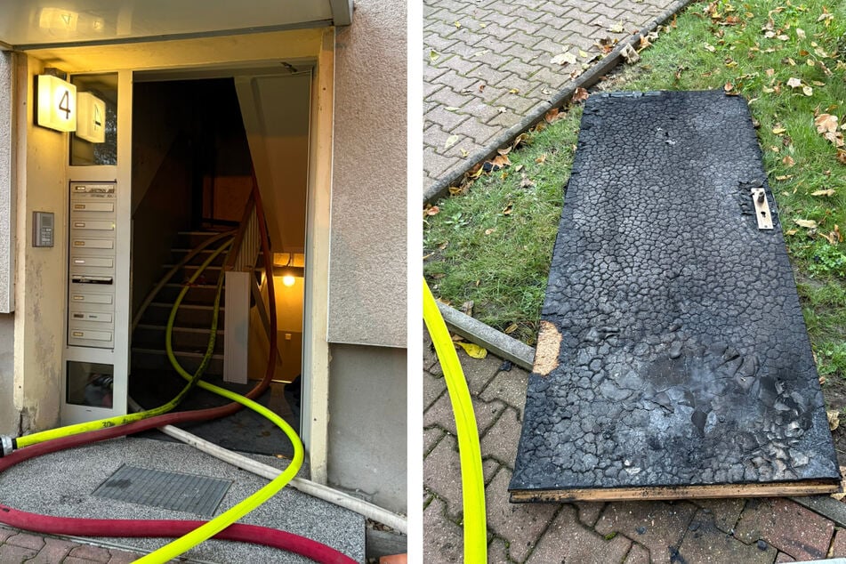 Die Bewohner des Mehrfamilienhauses wurden evakuiert.