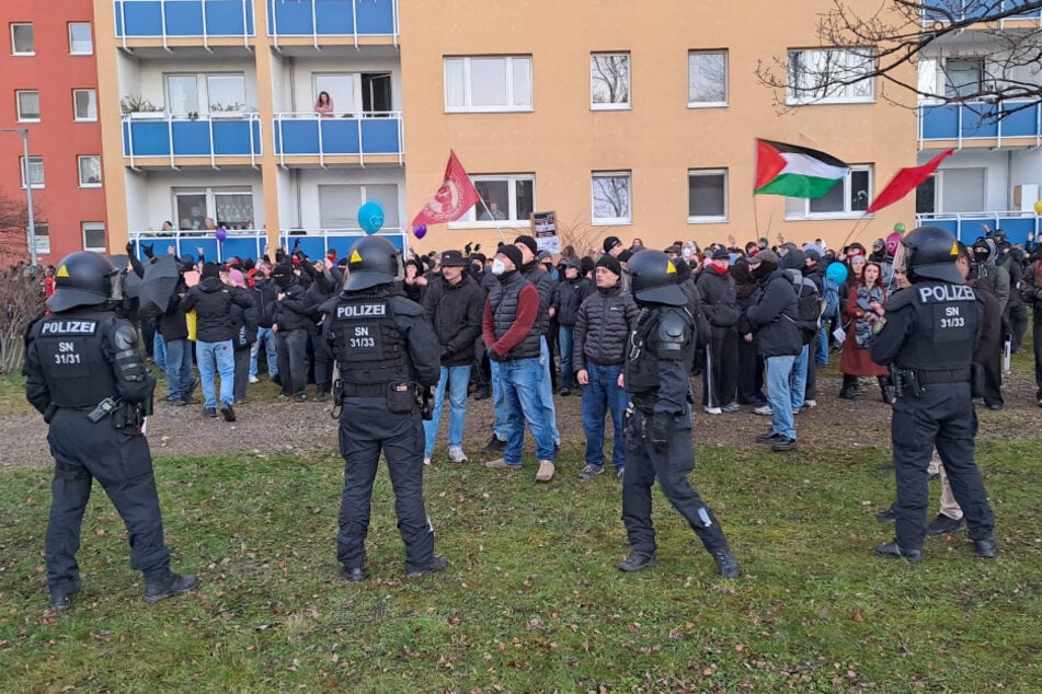 Am Samstag fanden in Chemnitz auch mehrere Gegendemonstrationen statt.