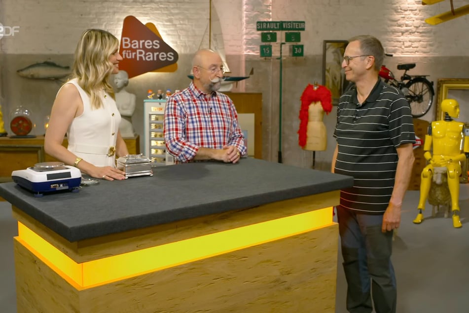 Bernd Peters (68) möchte einen Sperrmüll-Fund bei "Bares für Rares" verkaufen.