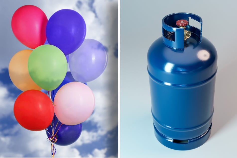 Die junge Frau atmete handelsübliches Helium aus einer Gasflasche ein. Das Gas wird bei Partys gerne für das Befüllen von Ballons verwendet. (Symbolbild)