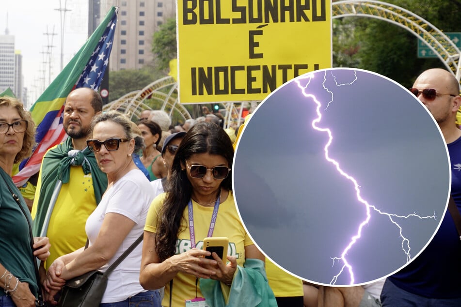 Unglück auf Demonstration: Blitzeinschlag in Menschenmenge, über 70 Verletzte