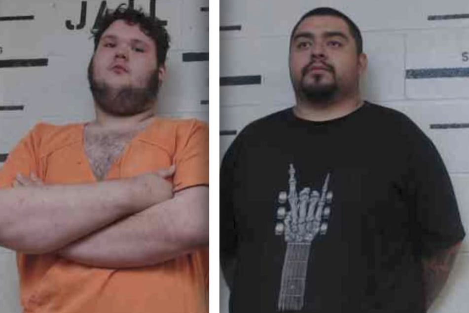 William Chase McElroy (21, l.) und Andres Velazquez-Trejo (29) wurden während der Razzia festgenommen.
