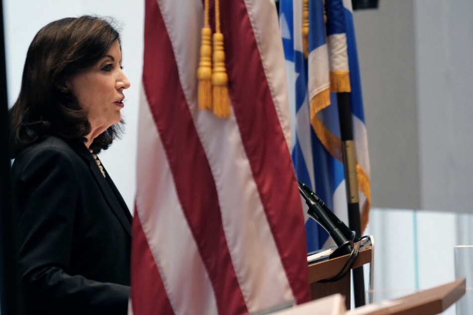 New York Gov. Kathy Hochul stuck by her nominee for chief judge, Hector LaSalle, despite serious concerns from progressive groups and fellow Democratic elected officials.