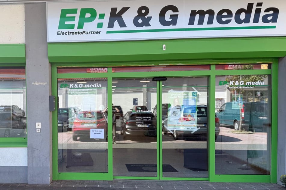 Der neue EP-Technikmarkt auf der Moritzburger Straße 84 in Coswig.
