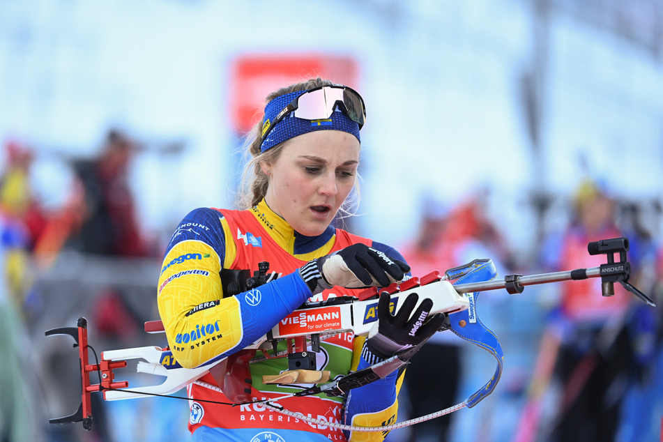 Der Wechsel vom Langlauf zum Biathlon zahlte sich für Stina Nilsson (30) bisher noch nicht aus.