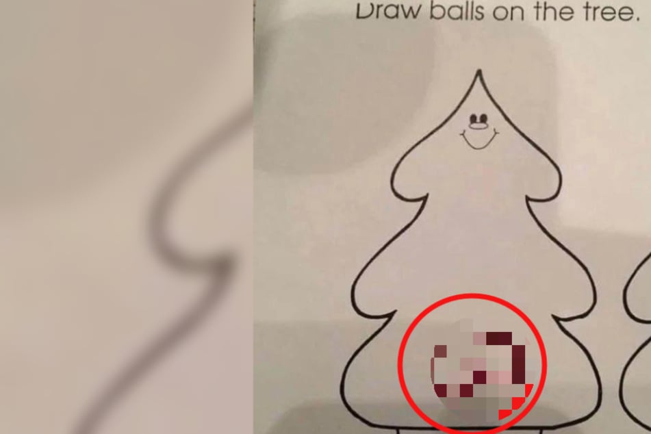 Boy given "time out" after taking the drawing instructions a little bit too literally