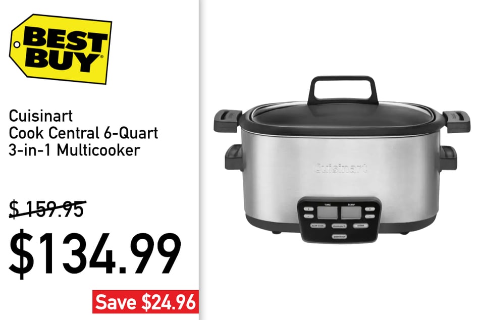 The Cuisinart Cook Central 6-Quart 3-in-1 Multicooker from Best Buy.