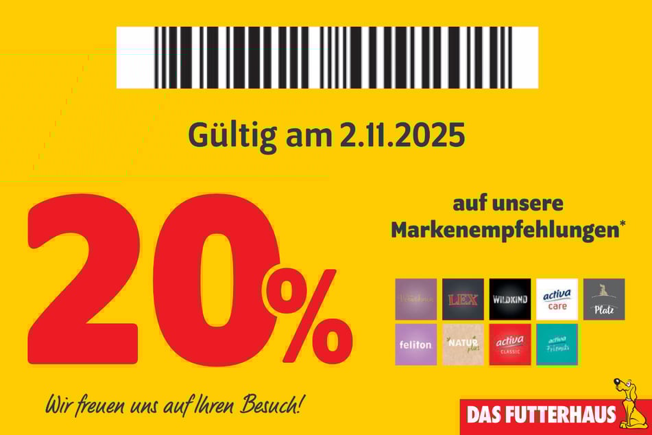 Einfach downloaden und an der Kasse vorzeigen!