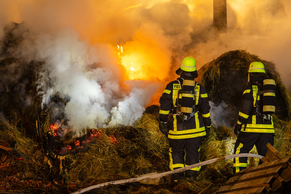 Feuerteufel unterwegs? Dritter Großbrand in südhessischen Landwirtschaftsbetrieben