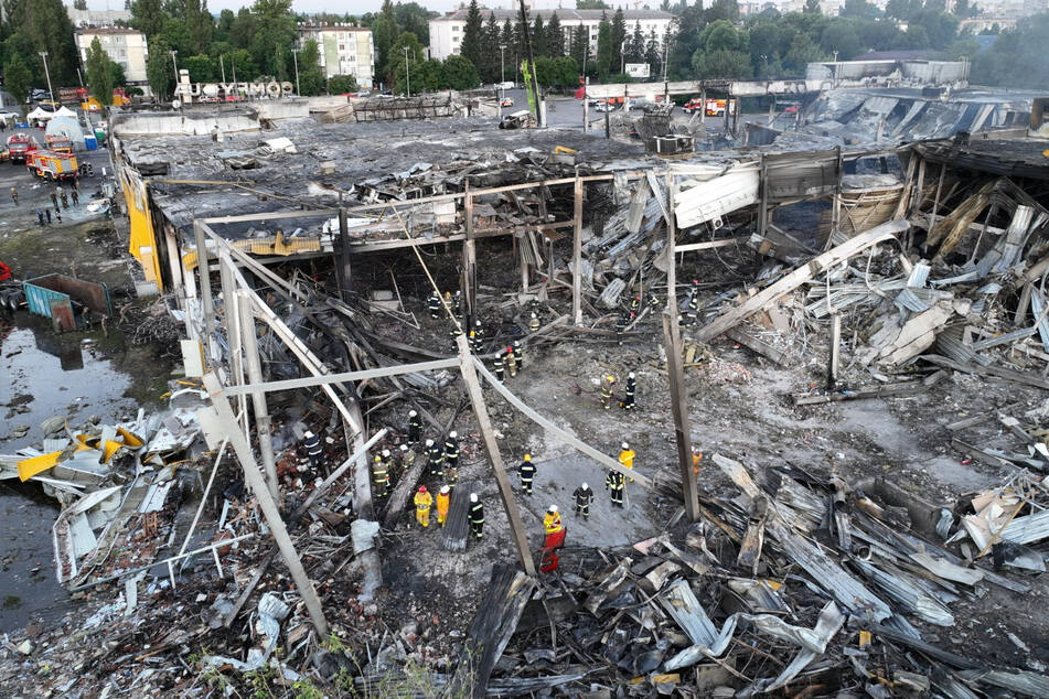 Dozens of people are still missing as rescuers continue to sift through the rubble.