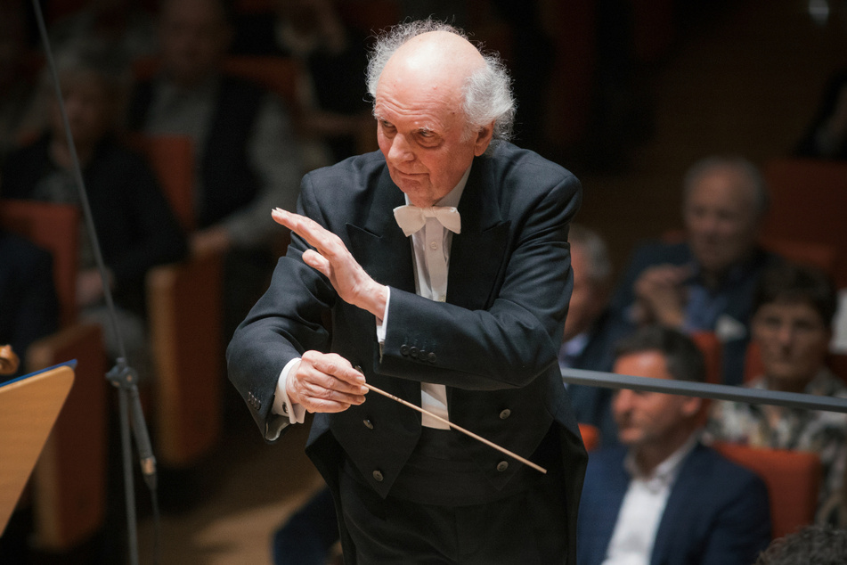 Marek Janowski (82), Chefdirigent der Dresdner Philharmonie.