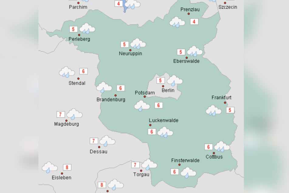 In der Hauptstadtregion zeigt das Thermometer inzwischen wieder Plusgrade.