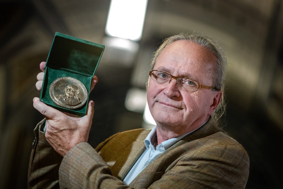 Jens von Lienen (64) erhielt am Freitag den Sächsischen Tierschutzpreis 2022.