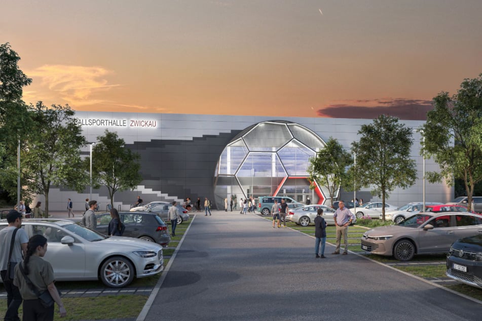 So soll die neue Ballsporthalle aussehen.