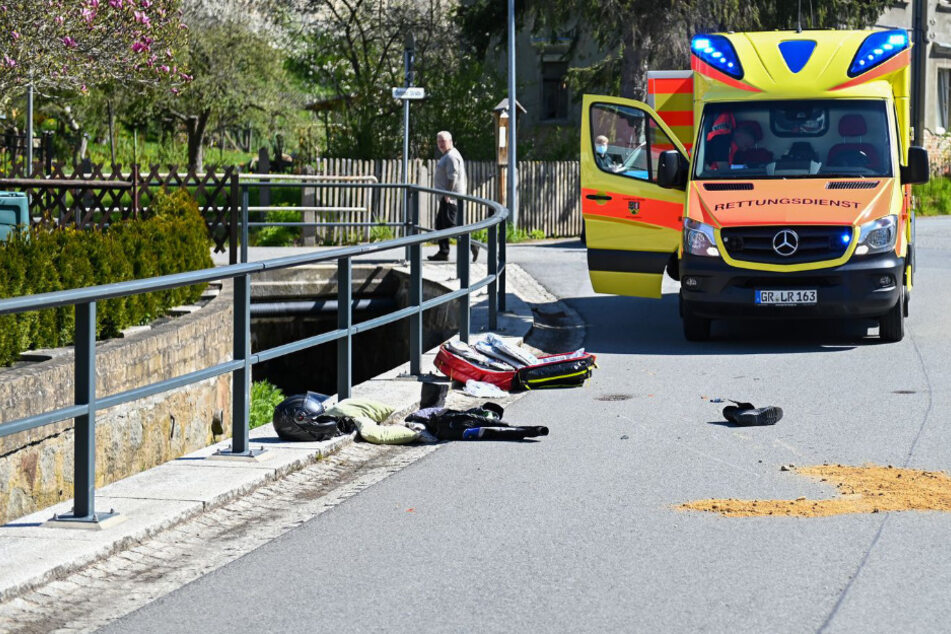 Die Rettungskräfte waren schnell am Unfallort.