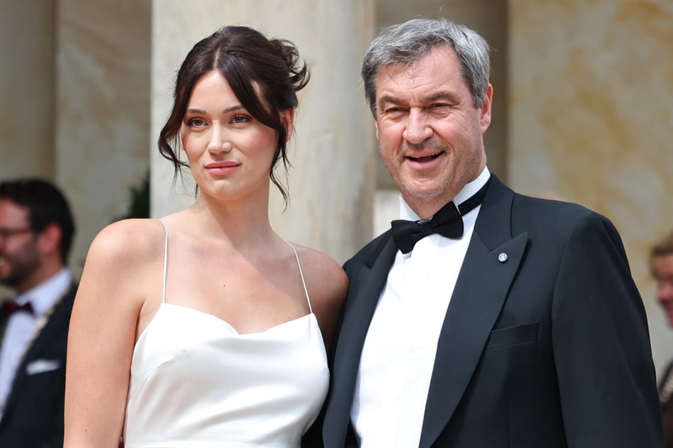 Model Gloria-Sophie Burkandt (27) und (Landes-)Vater Markus Söder (59, CSU) haben durchaus einige Schnittmengen in Sachen fleischlose Ernährung.