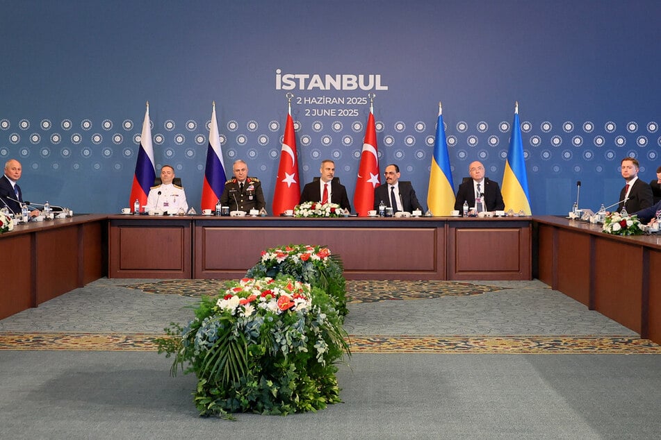 Russia and Ukraine on Monday swapped plans for ending their three-year war during talks in Istanbul, aiming to find a way out of Europe's largest conflict since World War II.