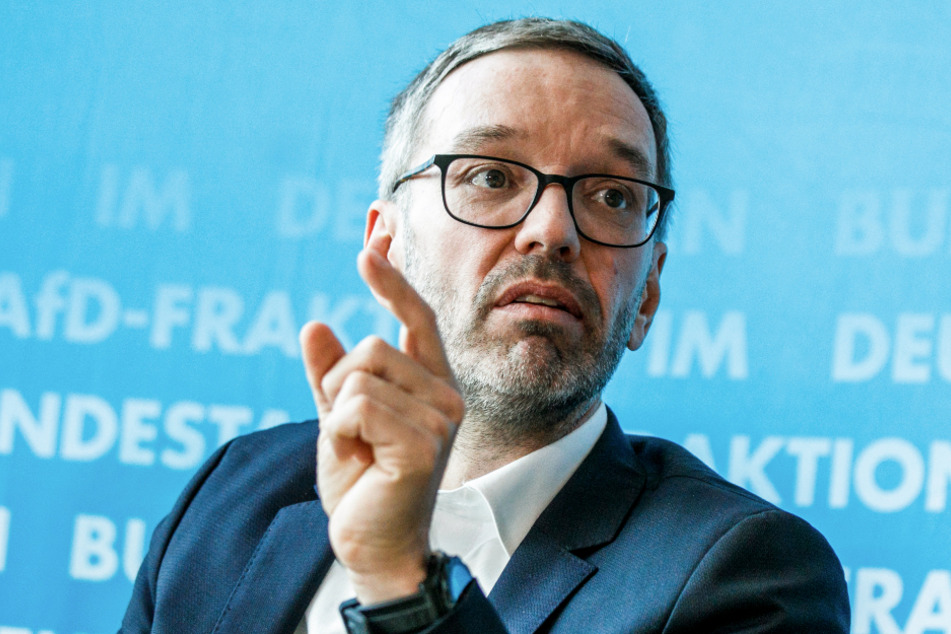 Herbert Kickl, Klubobmann der FPÖ, spricht Ende Januar bei einer Pressekonferenz der AFD Franktion im Bundestag.