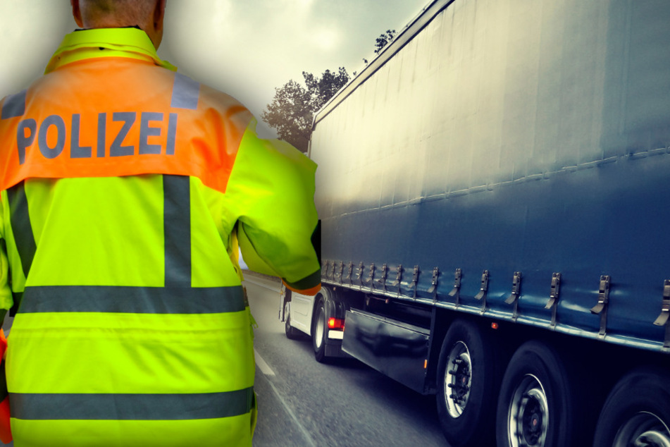 Anstatt sich auf das Geschehen auf der Straße zu konzentrieren, zog sich der Lkw-Fahrer lieber eine Serie auf dem Laptop rein. (Symbolfoto)