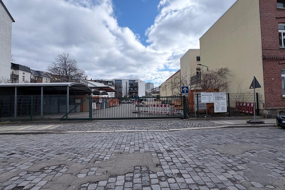 Vorm Wertstoffhof an Lößniger Straße ereignete sich die Auseinandersetzung.