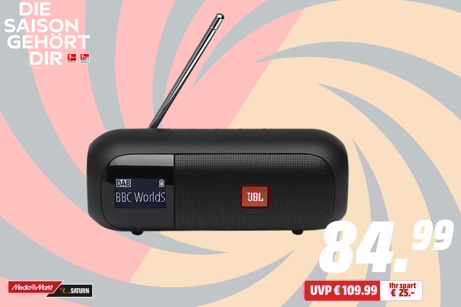 JBL-DAB-Radio für 84,99 statt 109,99 Euro.