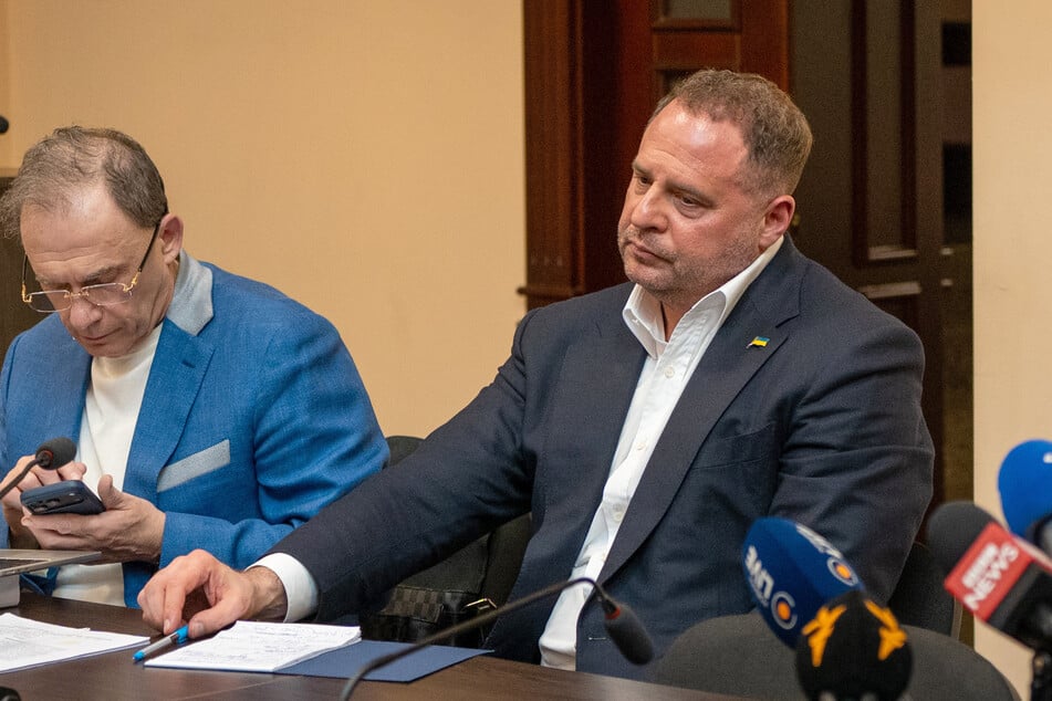 Dem früheren ukrainischen Präsidialamtschef Andrij Jermak (54) wird Geldwäsche vorgeworfen. (Archivfoto)