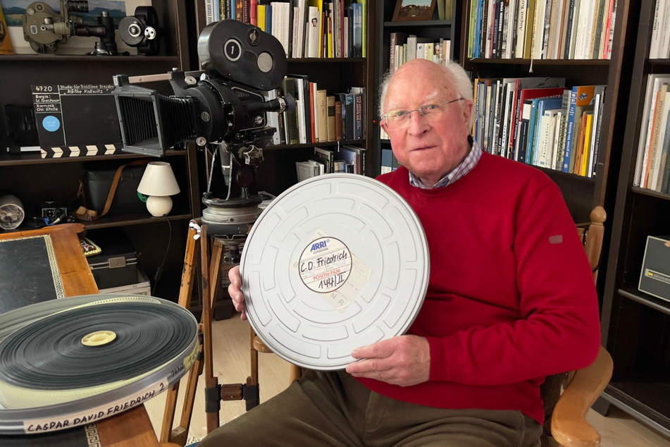 Regisseur und Dokumentarfilmer Ernst Hirsch (87) wird beim Aktionstag seinen Kurzfilm "Caspar David Friedrich in Dresden" zeigen.