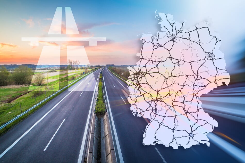 Die längste Autobahn Deutschlands ist fast 1000 Kilometer lang.
