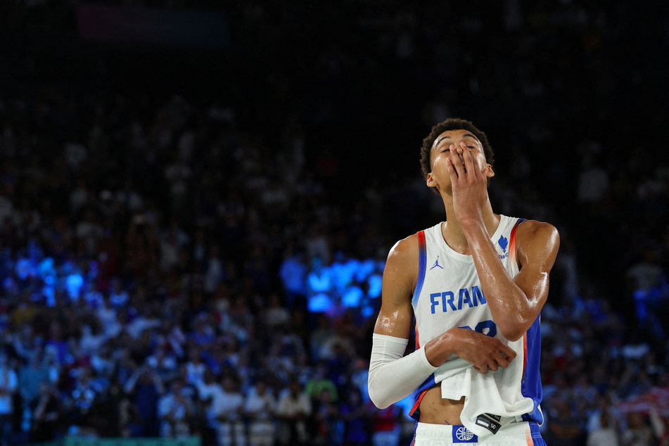 NBA Rookie of the Year Victor Wembanyama scored 26 points but had to settle for Olympic silver along with his French teammates.