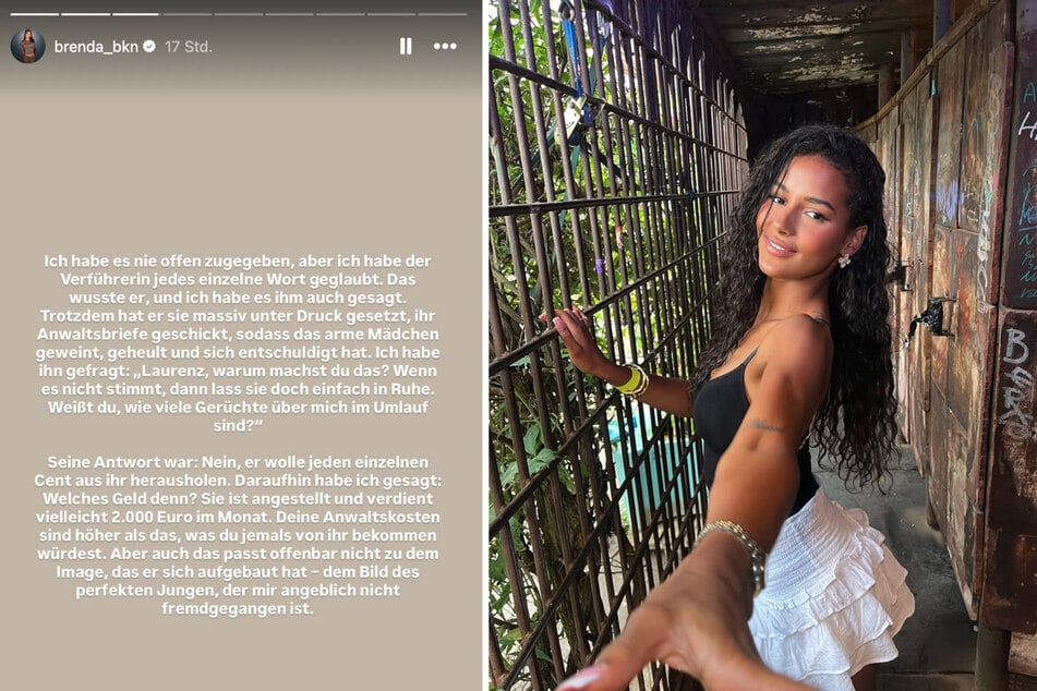 In ihrer Instagram-Story verriet Brenda ihren Fans, was in den letzten Monaten hinter den Kulissen passiert sei.