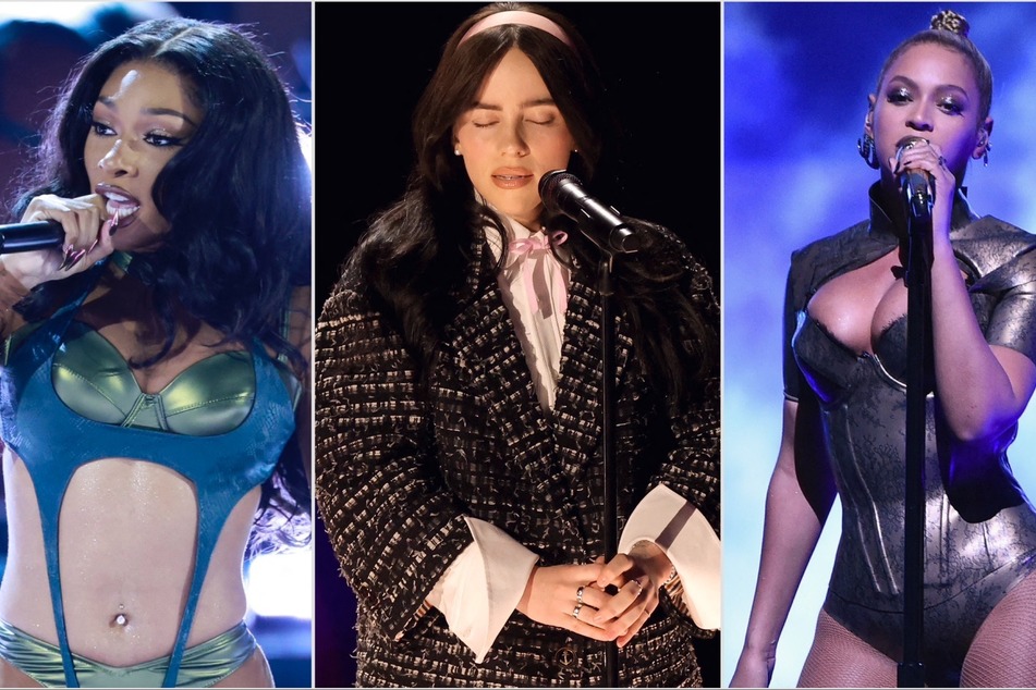 (From l. to r.) Megan Thee Stallion, Billie Eilish, Beyoncé, and more of music's heavy-hitters are rumored to perform at this year's MTV VMAs.