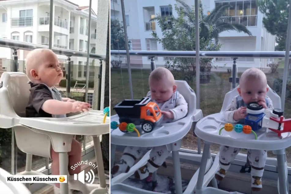 Sarafina Wollny und ihre Zwillinge halten sich zurzeit im Ausland auf. (Fotomontage)