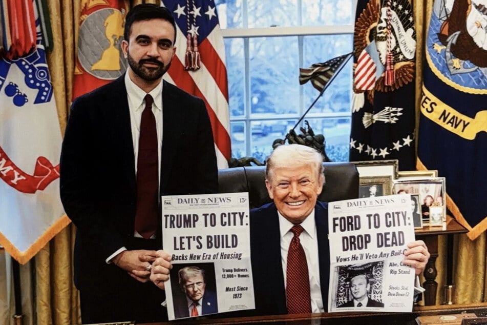 New York City Mayor Zohran Mamdani (l.) met President Donald Trump at the White House Thursday to discuss federal funding for affordable housing.