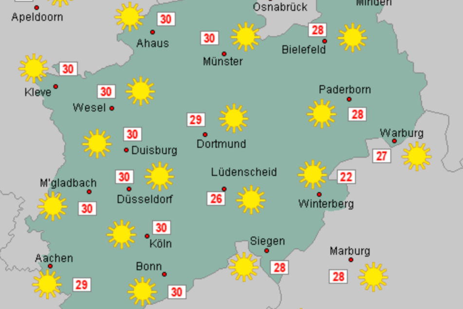 In NRW gibt es an diesem Wochenende Sonne satt!