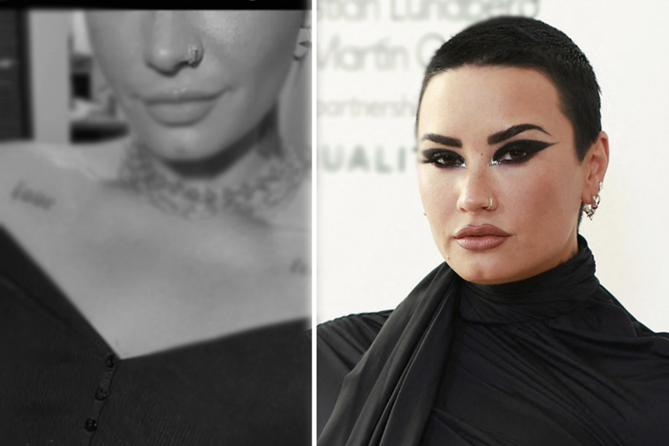 Demi Lovato embraces duality with new tattoos