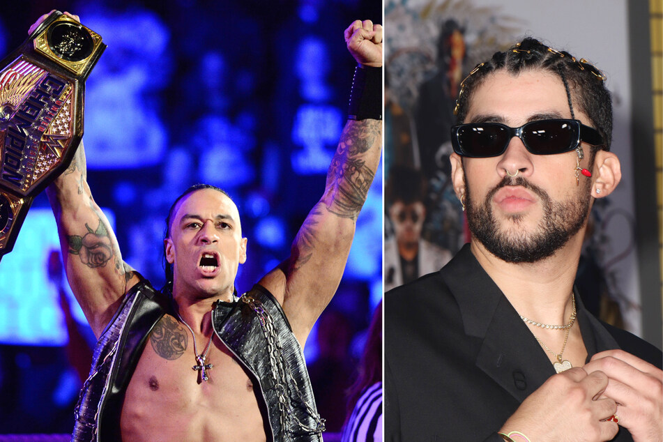 Bad Bunny lays the smackdown on Damian Priest at WWE Backlash