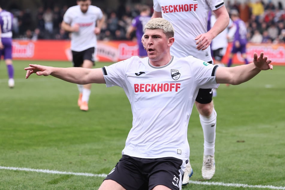 Alessio Besio brachte Verl in der 27. Minute in Führung.