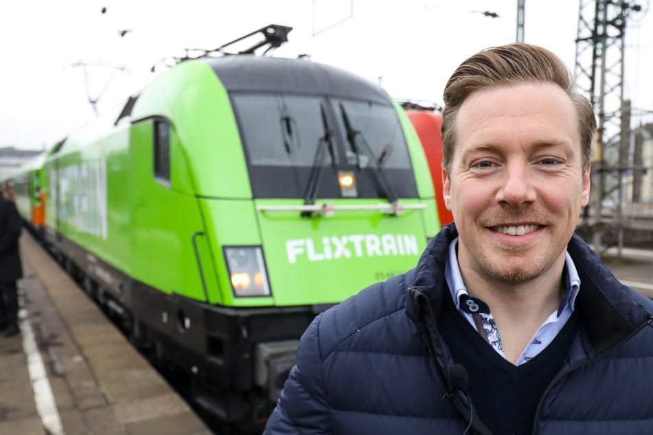 Flixtrain Geschäftsführer André Schwämmlein (44) möchte die derzeitige Flotte von 15 Zügen weiter ausbauen.