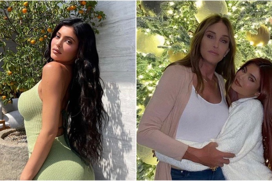 On Thursday, Caitlyn Jenner said she has another grandchild on the way, preceeding reports that Kylie Jenner (r) is pregnant again.