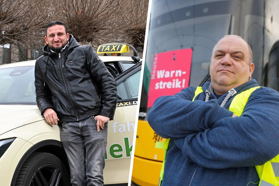 Dresden: Nur die Taxifahrer hatten einen Grund zum Lächeln: So lief der DVB-Streiktag in Dresden