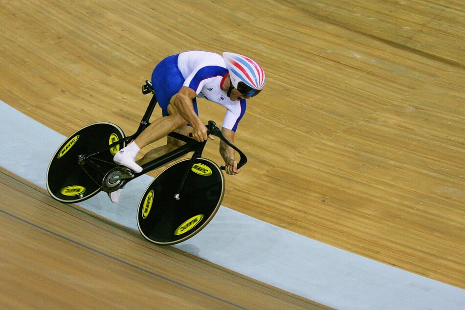 Sir Chris Hoy (heute 48), hier bei den Olympischen Spielen 2008 in Peking, ist einer der erfolgreichsten britischen Sportler aller Zeiten. (Archivfoto)