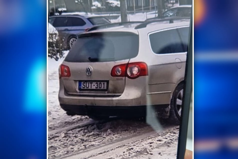 Der Gauner war mit einem silbernen VW unterwegs.