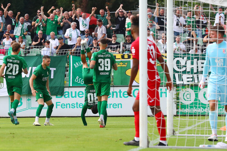 Chemie-Neuzugang Stanley Ratifo (29) setzte direkt einmal ein paar Duftmarken.